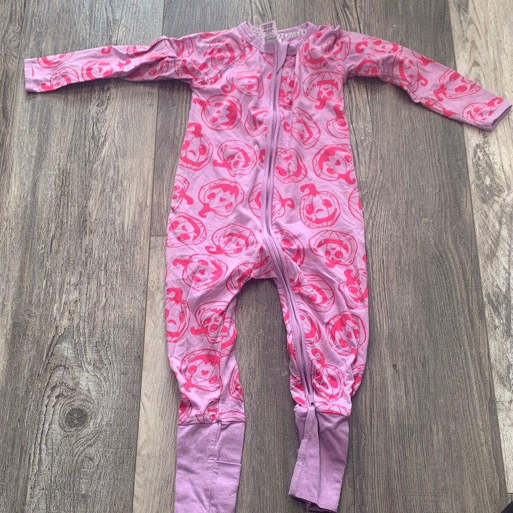 Bonds Pink Kids Pumpkin Piece with Cartoon Print